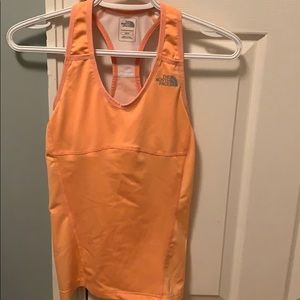 North face orange top